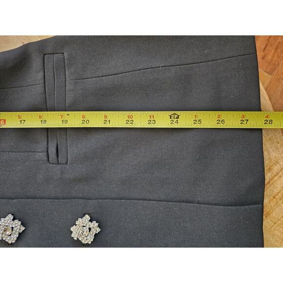 Lulu Bravo Vintage Blazer Faux Diamonds Saks 5th Avenue Women's Size 8 NWT - Picture 9 of 11